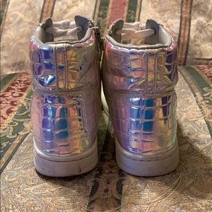 holo croc high top sneaker